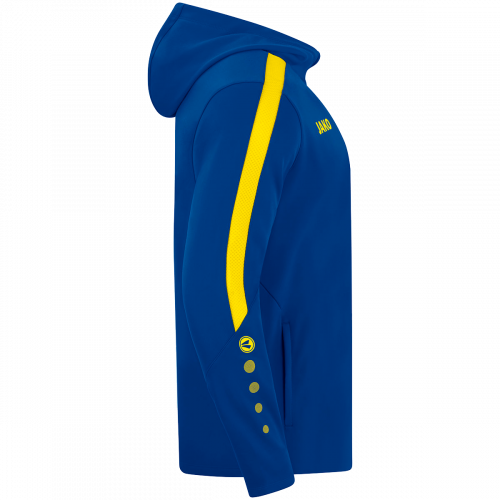 Jako Power jakna s kapuljačom – plava/žuta_EliteSport