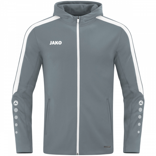 Jako Power jakna s kapuljačom – siva_EliteSport