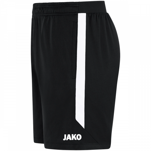 Jako Power kratke hlače za slobodno vrijeme – crna s bijelim tiskom_EliteSport