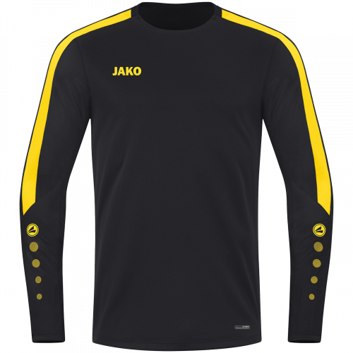 Jako Power majica dugih rukava — crna/žuta_EliteSport