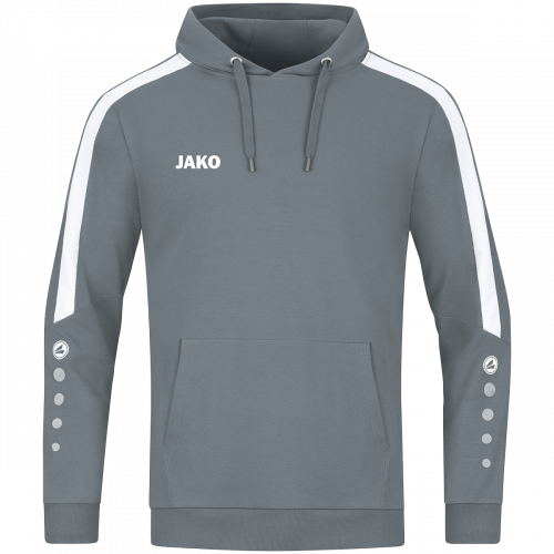 Jako Power majica s kapuljačom — siva_EliteSport