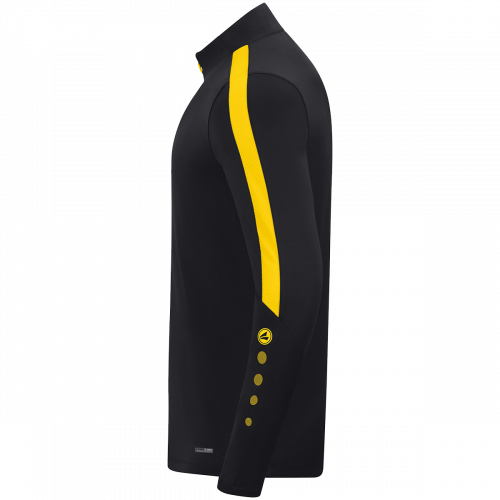 Jako Power ziptop majica dugih rukava – crna/žuta_EliteSport