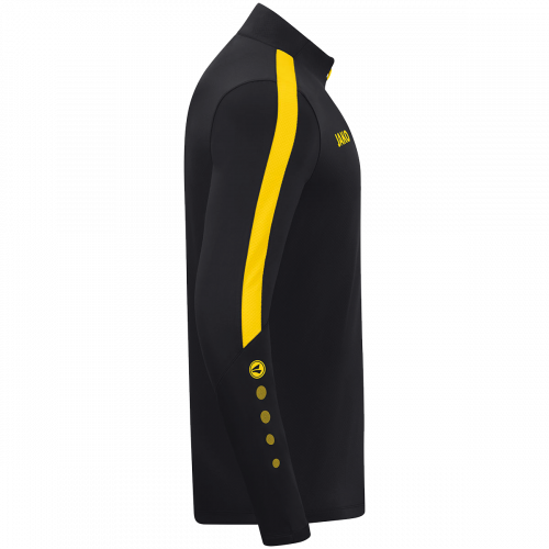 Jako Power ziptop majica dugih rukava – crna/žuta_EliteSport