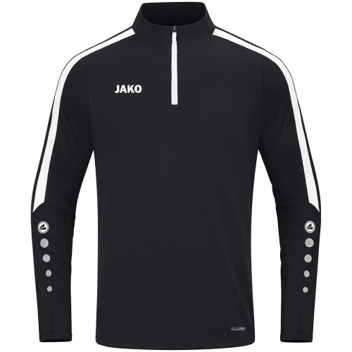 Jako Power ziptop majica dugih rukava –crna_EliteSport
