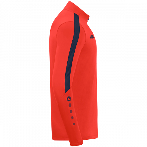 Jako Power ziptop majica dugih rukava – neon narančasta_EliteSport