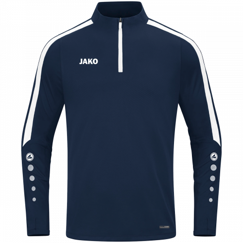 Jako Power ziptop majica dugih rukava – tamno mornarsko plava_EliteSport