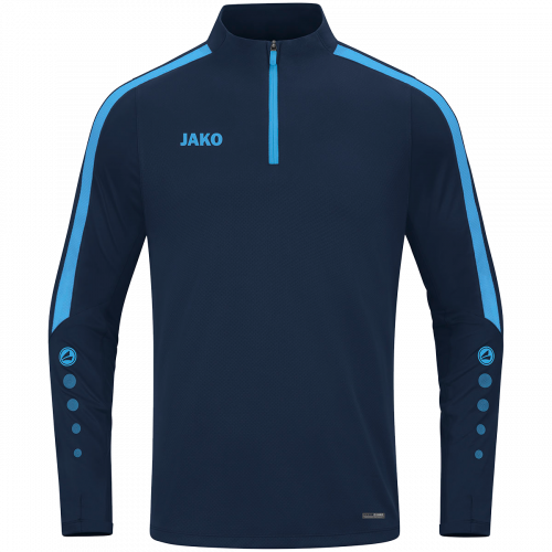 Jako Power ziptop majica dugih rukava – tamno plava_EliteSport