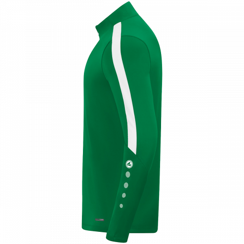 Jako Power ziptop majica dugih rukava – zelena_EliteSport