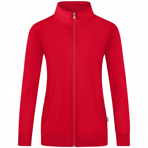 Jako Doubletex jakna s patentom – crvena_EliteSport