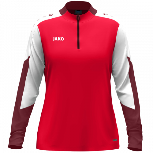 Jako Dynamic ziptop majica dugih rukava – crvena_EliteSport