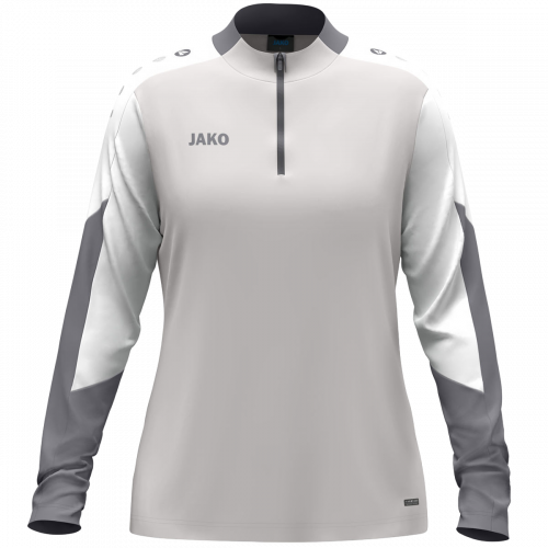 Jako Dynamic ziptop majica dugih rukava – svijetlo siva_EliteSport