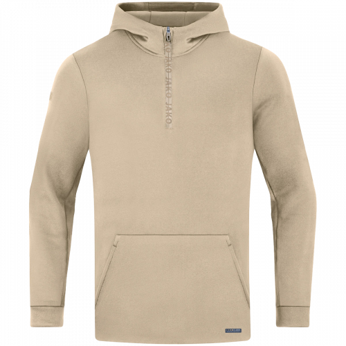 Jako Pro Casual ziptop majica s kapuljačom – bež_EliteSport