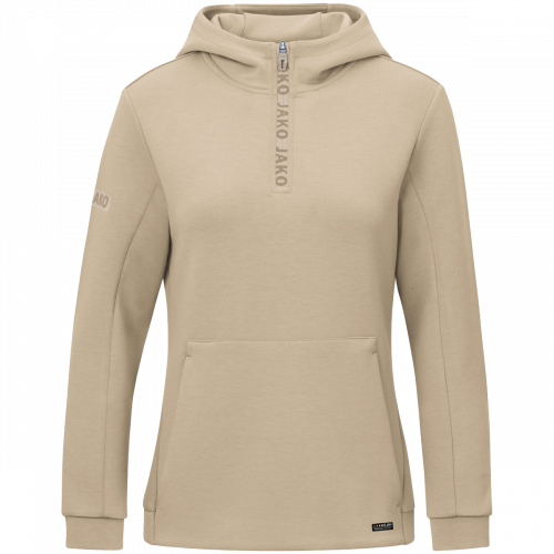 Jako Pro Casual ziptop majica s kapuljačom – bež_EliteSport