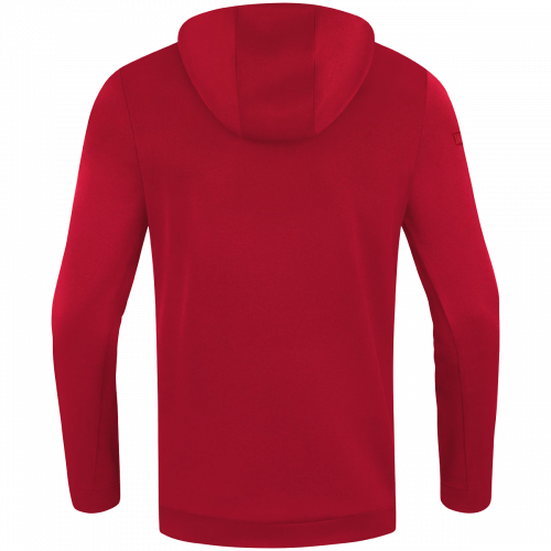 Jako Pro Casual ziptop majica s kapuljačom – tamno crvena_EliteSport
