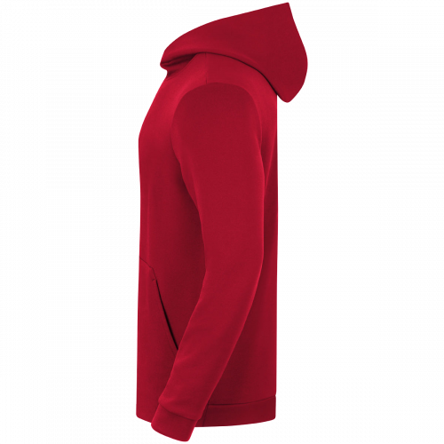 Jako Pro Casual ziptop majica s kapuljačom – tamno crvena_EliteSport