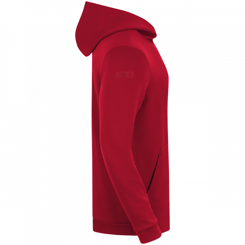 Jako Pro Casual ziptop majica s kapuljačom – tamno crvena_EliteSport