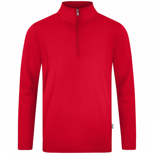 Jako Doubletex ziptop majica dugih rukava — crvena_EliteSport