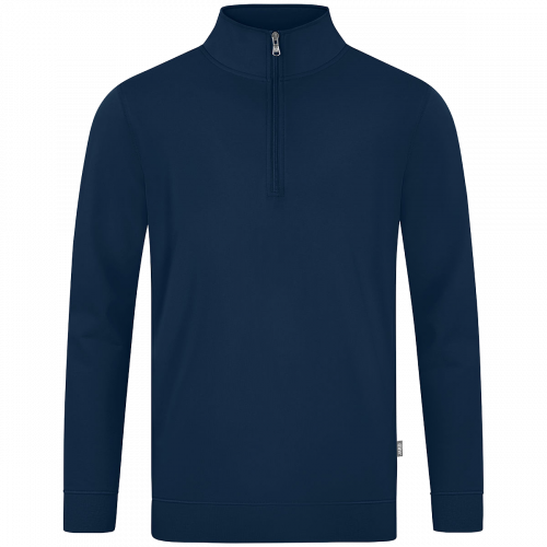 Jako Doubletex ziptop majica dugih rukava — tamno plava_EliteSport