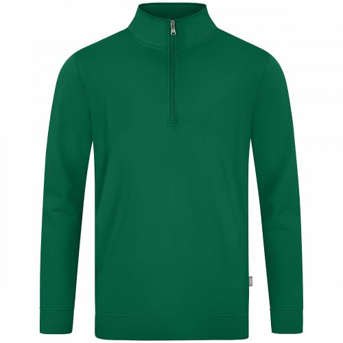 Jako Doubletex ziptop majica dugih rukava — zelena_EliteSport