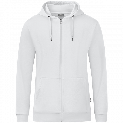 Jako Organic jakna s kapuljačom – bijela_EliteSport
