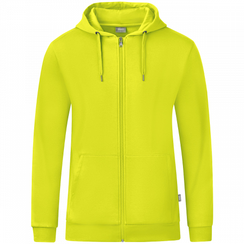 Jako Organic jakna s kapuljačom – limeta_EliteSport