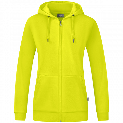 Jako Organic jakna s kapuljačom – limeta_EliteSport
