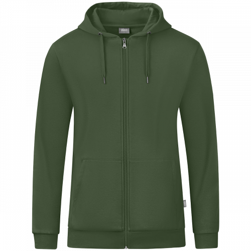 Jako Organic jakna s kapuljačom – maslinasto zelena_EliteSport