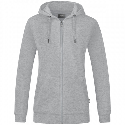 Jako Organic jakna s kapuljačom – svijetlo siva_EliteSport