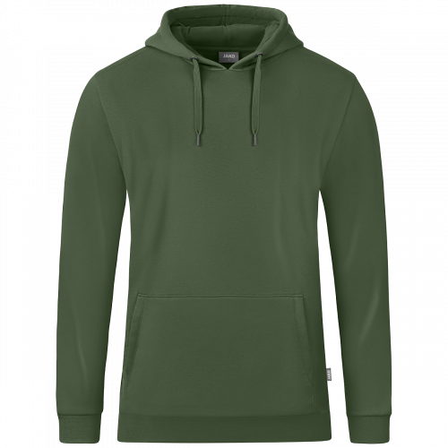 Jako Organic majica s kapuljačom — maslinasto zelena_EliteSport