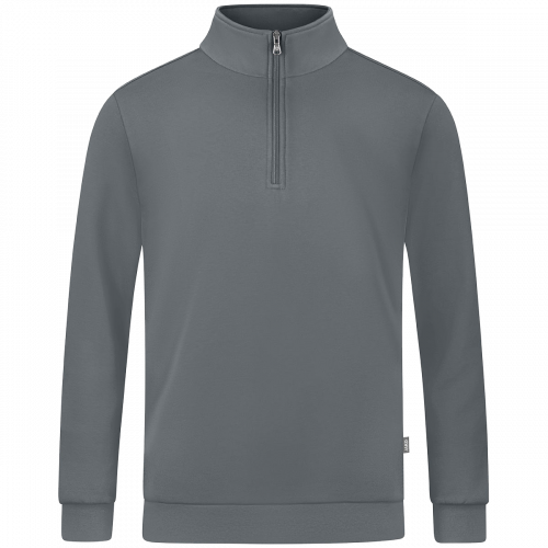 Jako Organic ziptop majica dugih rukava — siva_EliteSport