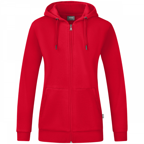 Jako Organic jakna s kapuljačom – crvena_EliteSport