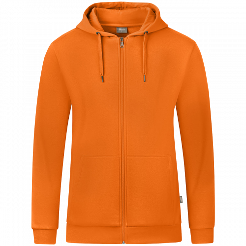 Jako Organic jakna s kapuljačom – narančasta_EliteSport
