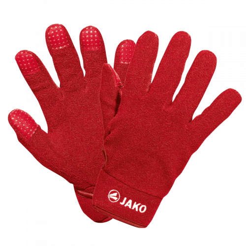 Jako Fleece rukavice za igrača – crvena_EliteSport