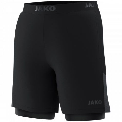 Jako Power kratke hlače 2u1 – crna_EliteSport