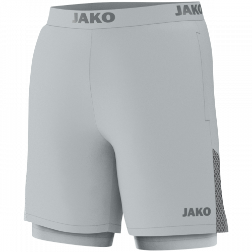 Jako Power kratke hlače 2u1 – svijetlo siva_EliteSport