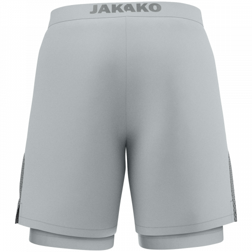Jako Power kratke hlače 2u1 – svijetlo siva_EliteSport