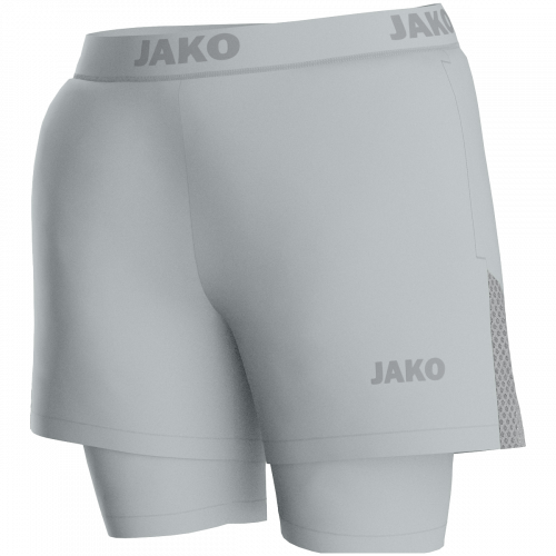 Jako Power kratke hlače 2u1 – svijetlo siva_EliteSport