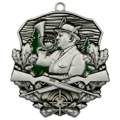 Lovačka medalja Venator s motivom lovca 79x74mm_EliteSport
