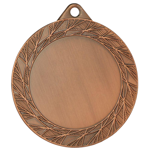 Metalna medalja Sylva s lisnatim vijencem 70mm_EliteSport
