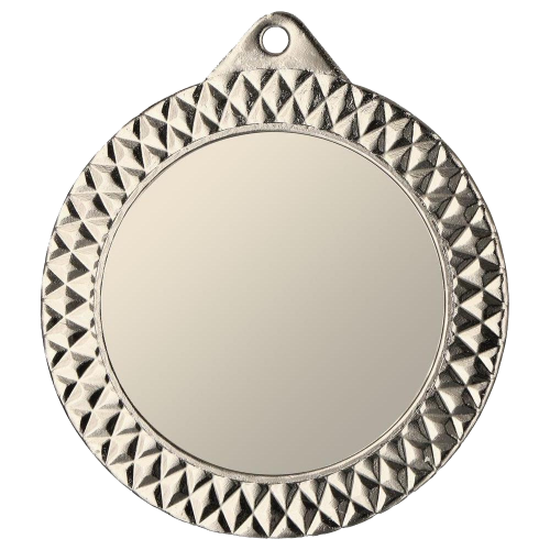 Metalna medalja Diametra s fasetiranim rubom 70mm_EliteSport
