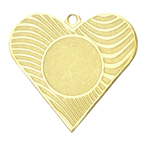 Metalna medalja Amora u obliku srca 50x50mm_EliteSport
